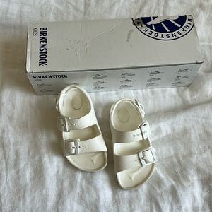 Birkenstock kids Milano Eva white sandals